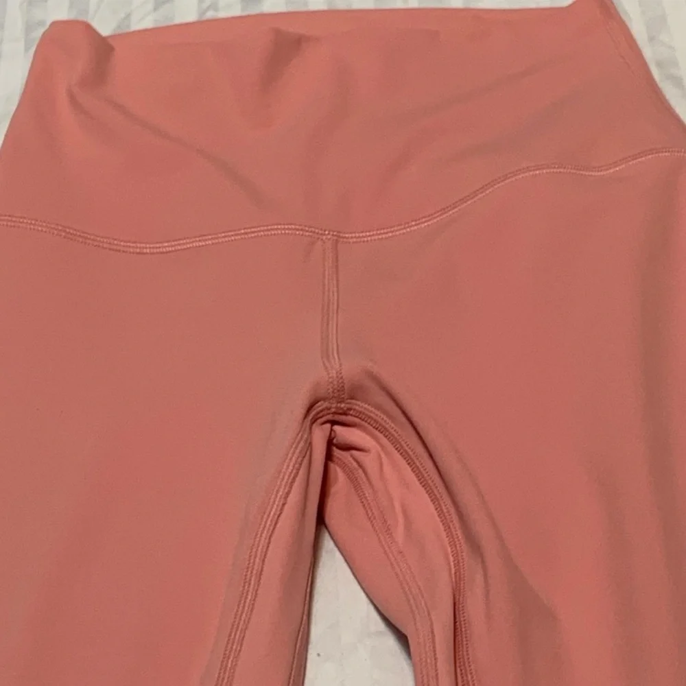 lululemon athletica High-Rise Leggings in Peach and Burgundy